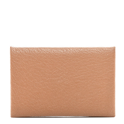 Hermes Chevre Mysore Verso Calvi Card Case Quebracho Mauve Sylvestre 1 of 7