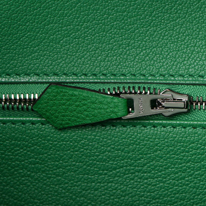 Hermes Togo Shiny Niloticus Crocodile Birkin Touch 30 Bamboo Cactus 19 of 34