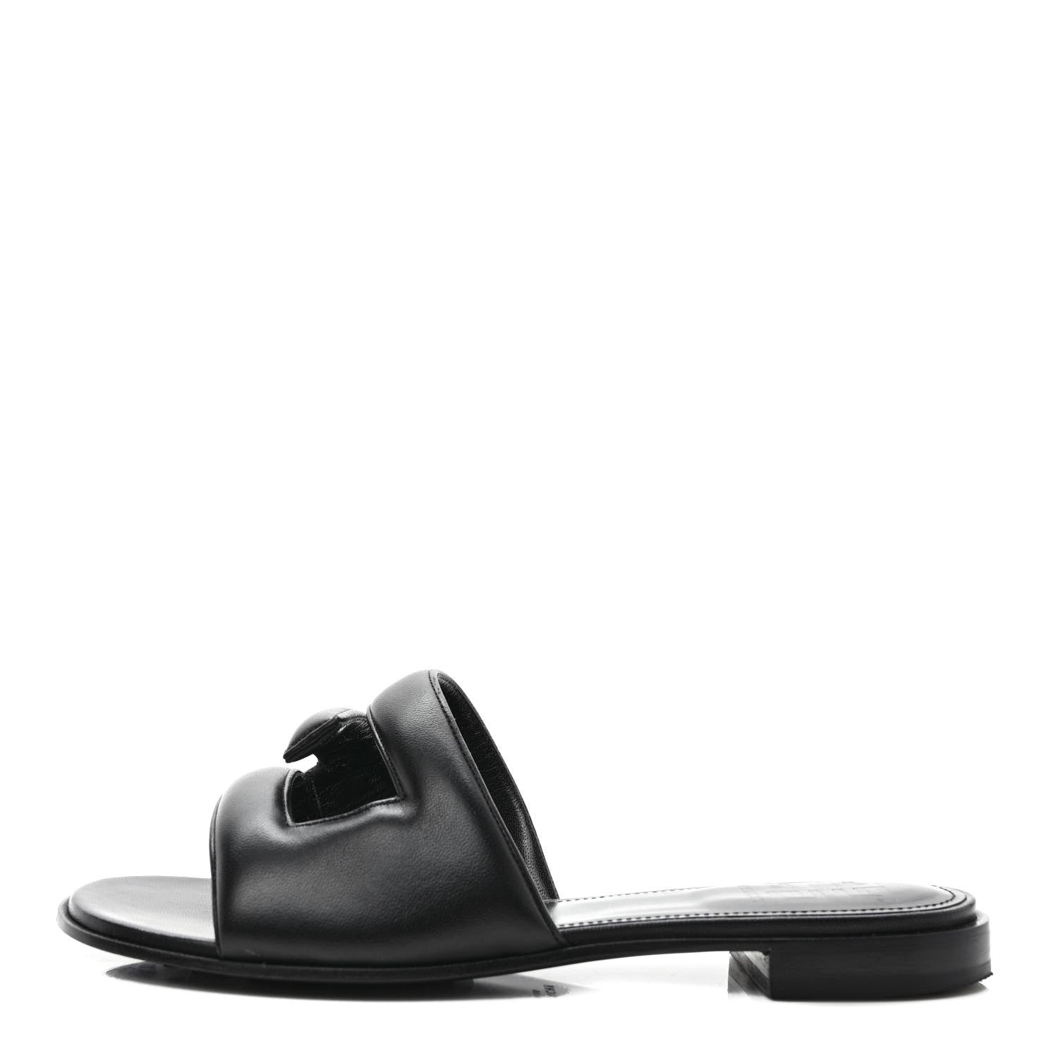 Givenchy Nappa G Flat Sandals 38.5 Black 1 of 10