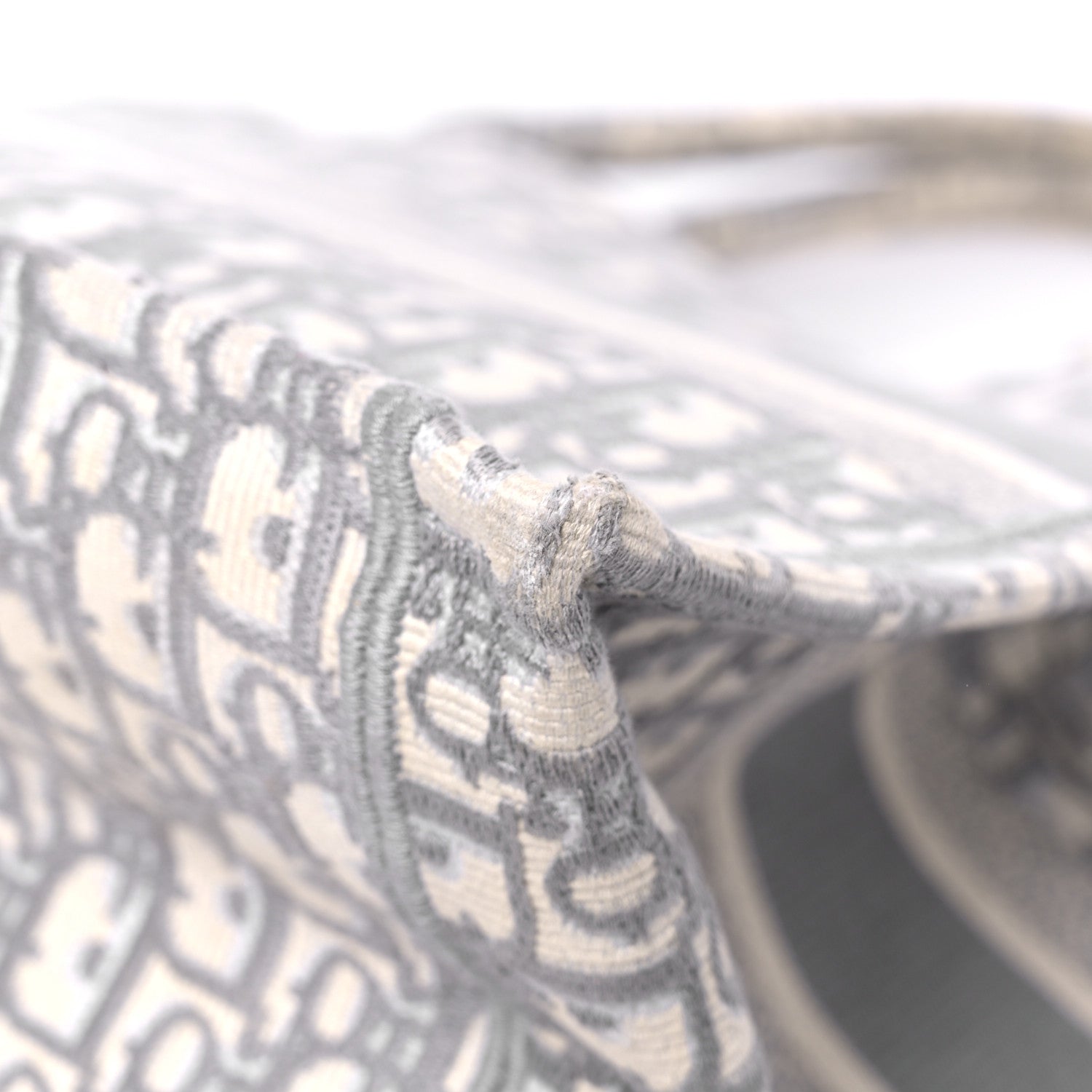Christian Dior Oblique Medium Book Tote Grey 11 of 17