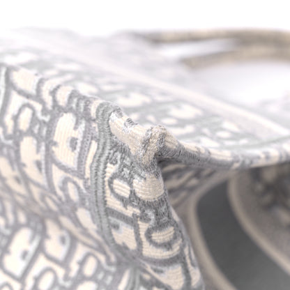 Christian Dior Oblique Medium Book Tote Grey 11 of 17