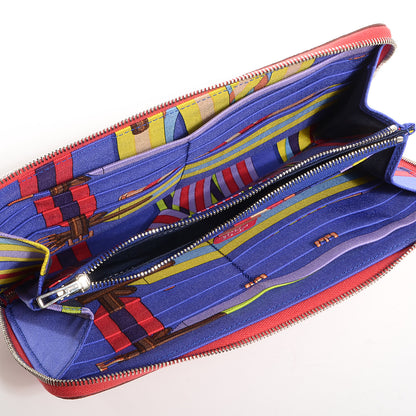 Hermes Epsom Silk'in Wallet Bougainvillea 8 of 14