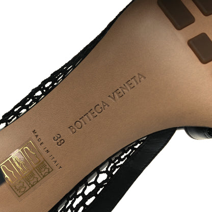 Bottega Veneta Mesh Nappa Chunky Chain Sandals 39 Black 6 of 7