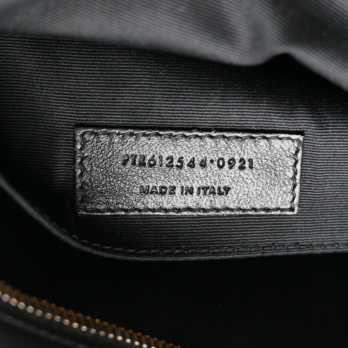Suede Calfskin Monogram Lou Camera Bag Black