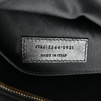 Saint Laurent Suede Calfskin Monogram Lou Camera Bag Black 7 of 14