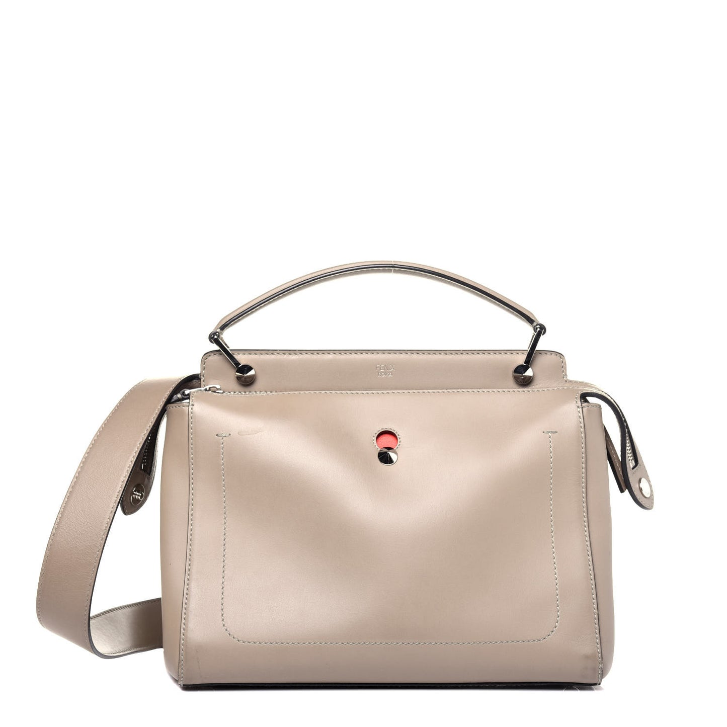 Vitello Baltico Dolce DotCom Satchel Tortora Papavero
