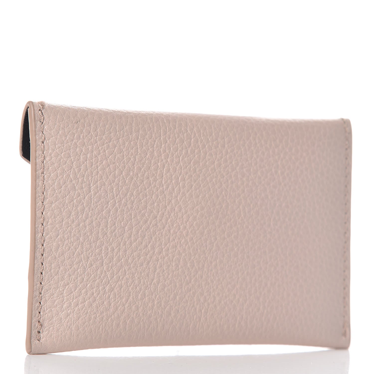 Alexander McQueen Calfskin Skull Envelope Card Holder Teint 3 of 6