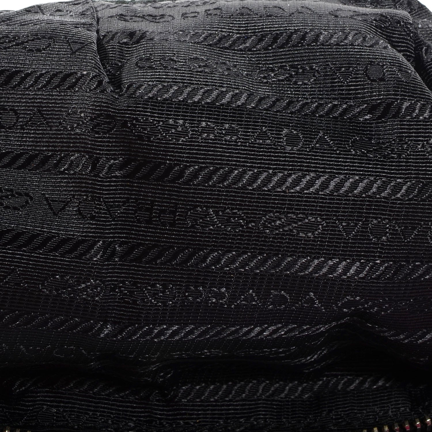Prada Nappa Grommets Clutch Wristlet Nero Black 10 of 11