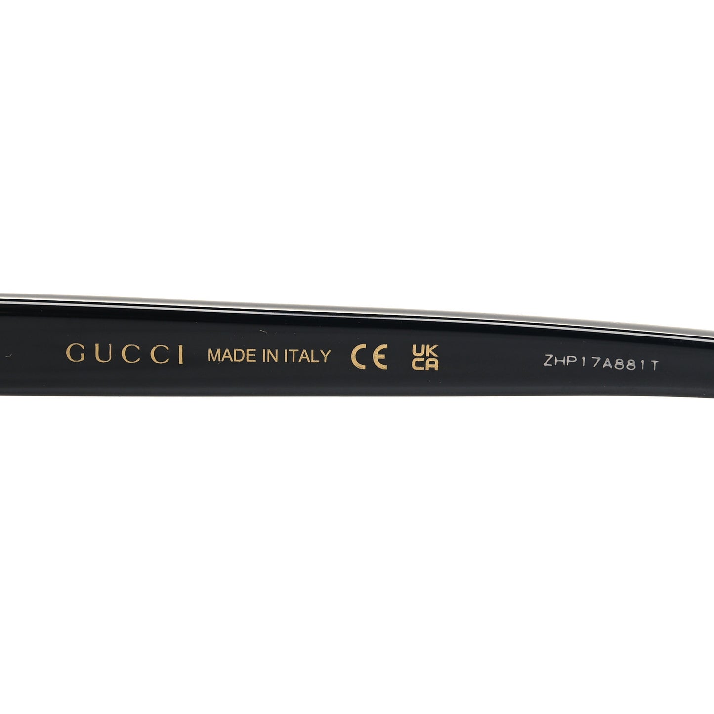 Acetate Square Frame Sunglasses GG0459SA Black