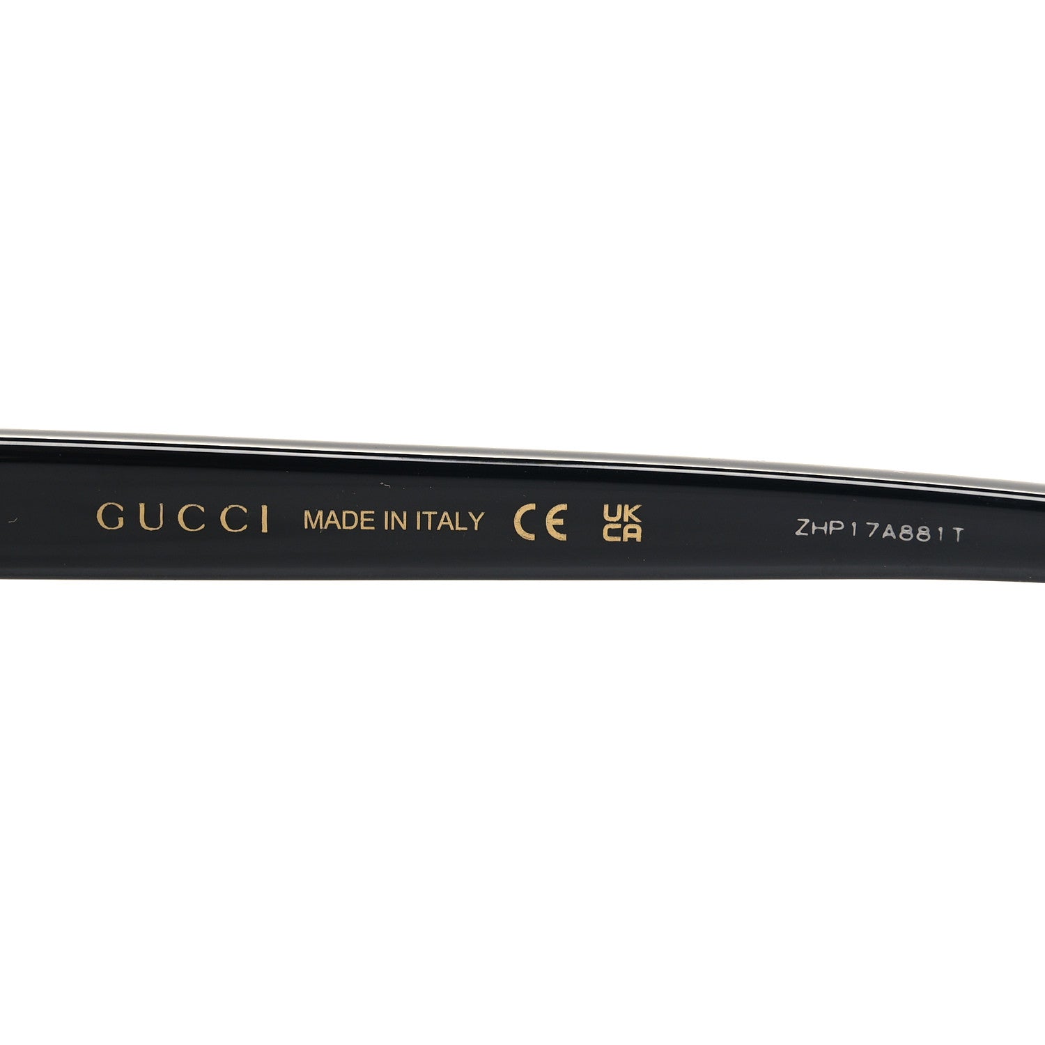 Gucci Acetate Square Frame Sunglasses GG0459SA Black 5 of 9