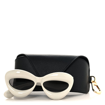 Loewe Acetate Inflated Cat-Eye Sunglasses LW40097I White 7 of 7