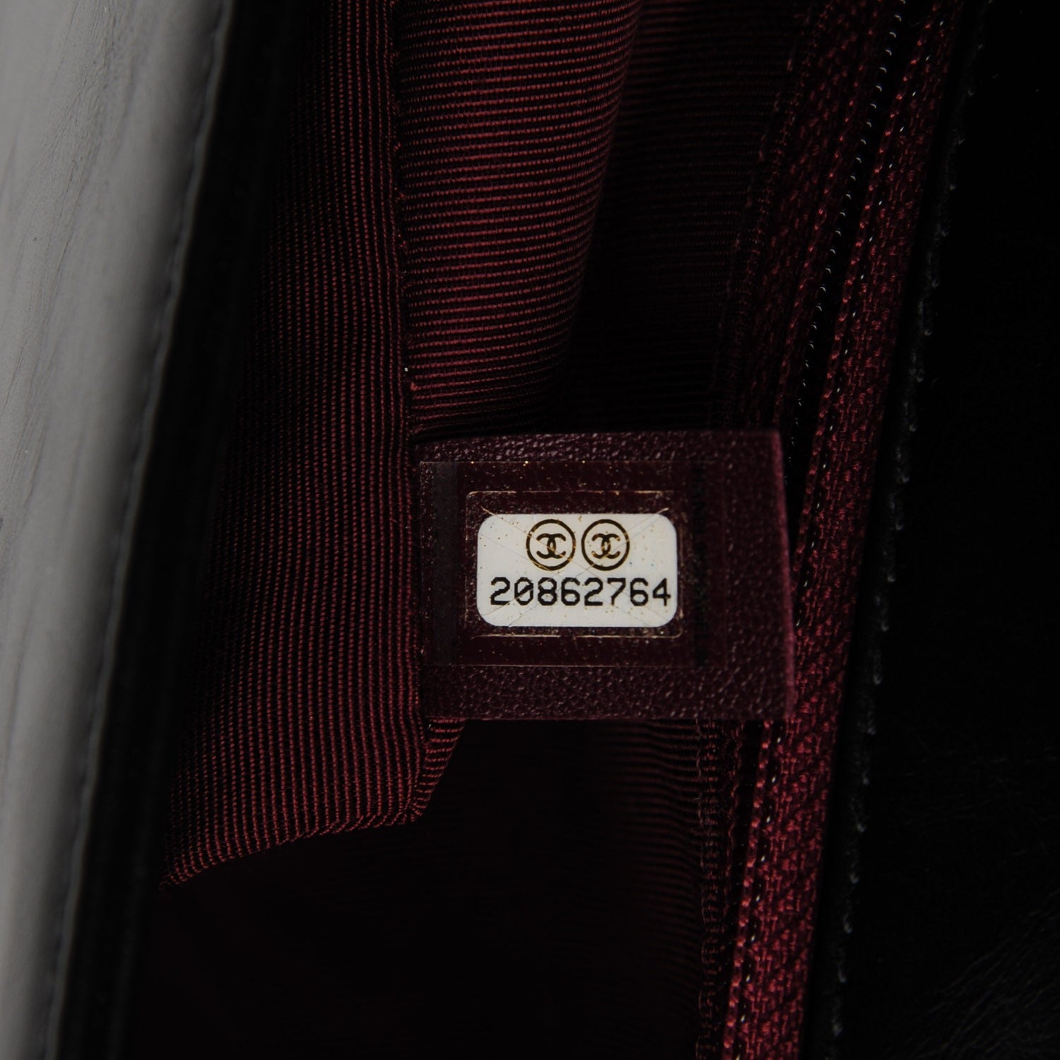 Chanel Glazed Calfskin Quilted Large Coco Boy Flap Black 7 of 9
