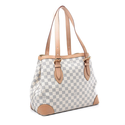 Louis Vuitton Damier Azur Hampstead MM 2 of 9