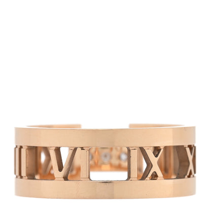 Tiffany 18K Rose Gold Diamond Atlas Open Ring 61 9.5 3 of 5