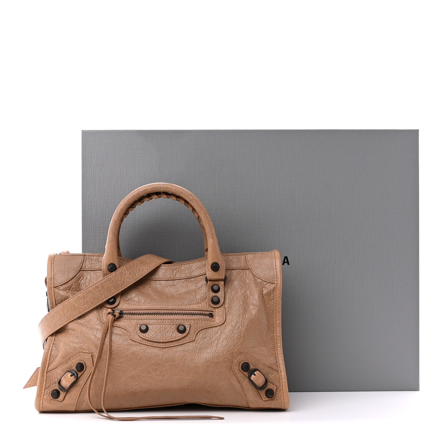Balenciaga Agneau Arena Classic Hardware Small Le City Latte 16 of 16