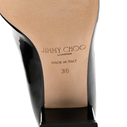 Jimmy Choo Patent Rydea 45 Pumps 36 Black 7 of 9