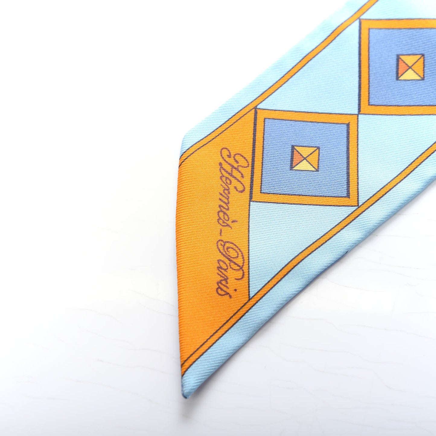 Silk Colliers Et Chiens Twilly Ciel Orange Gris Bleuete