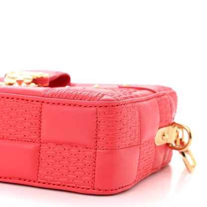 Louis Vuitton Lambskin Damier Quilt Troca PM Rose 9 of 11