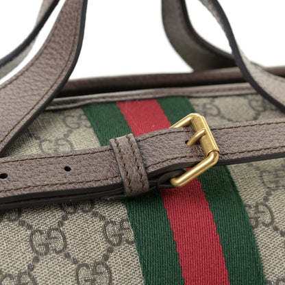 Gucci GG Supreme Monogram Web Ophidia Duffle Bag Beige New Acero 12 of 12