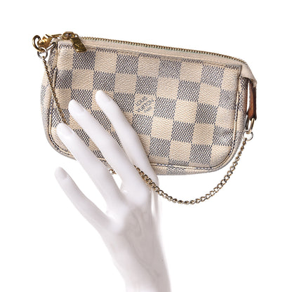 Louis Vuitton Damier Azur Mini Pochette Accessories 2 of 14