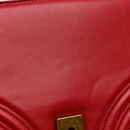 Gucci Calfskin Matelasse Small GG Marmont Top Handle Shoulder Bag Hibiscus Red 18 of 19