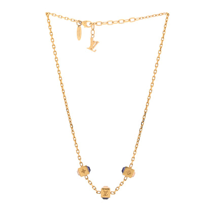 Louis Vuitton Swarovski Gamble Short Necklace Azur 3 of 5