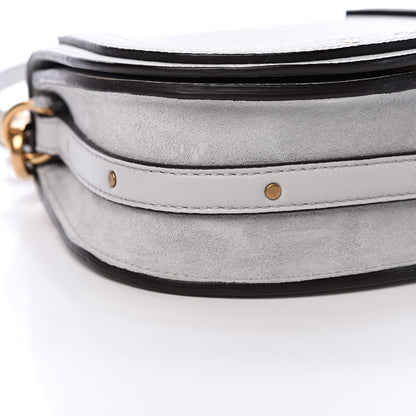 Chloe Calfskin Suede Small Nile Bracelet Bag Airy Grey 8 of 10
