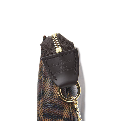 Louis Vuitton Damier Ebene Mini Pochette Accessories 7 of 10