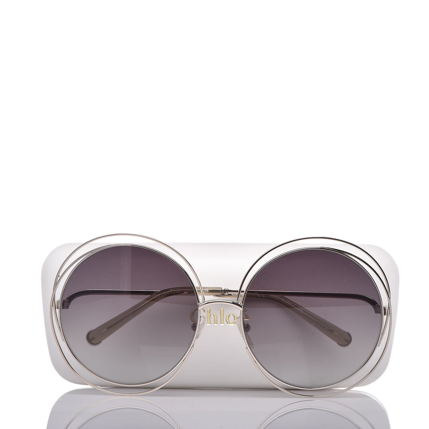Oversize Round Carlina Oversized Round Sunglasses CE114S Silver