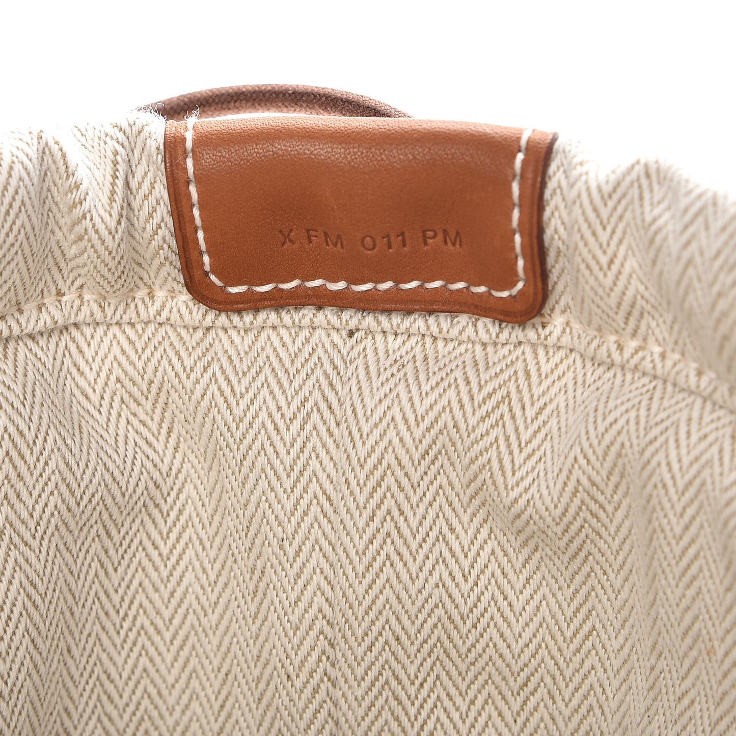 Canvas Barenia Fourbi 25 MM Pouch Naturel Fauve