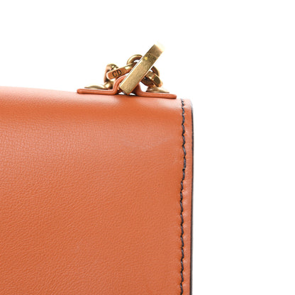 Christian Dior Calfskin J'Adior Chain Flap Bag Orange 9 of 12
