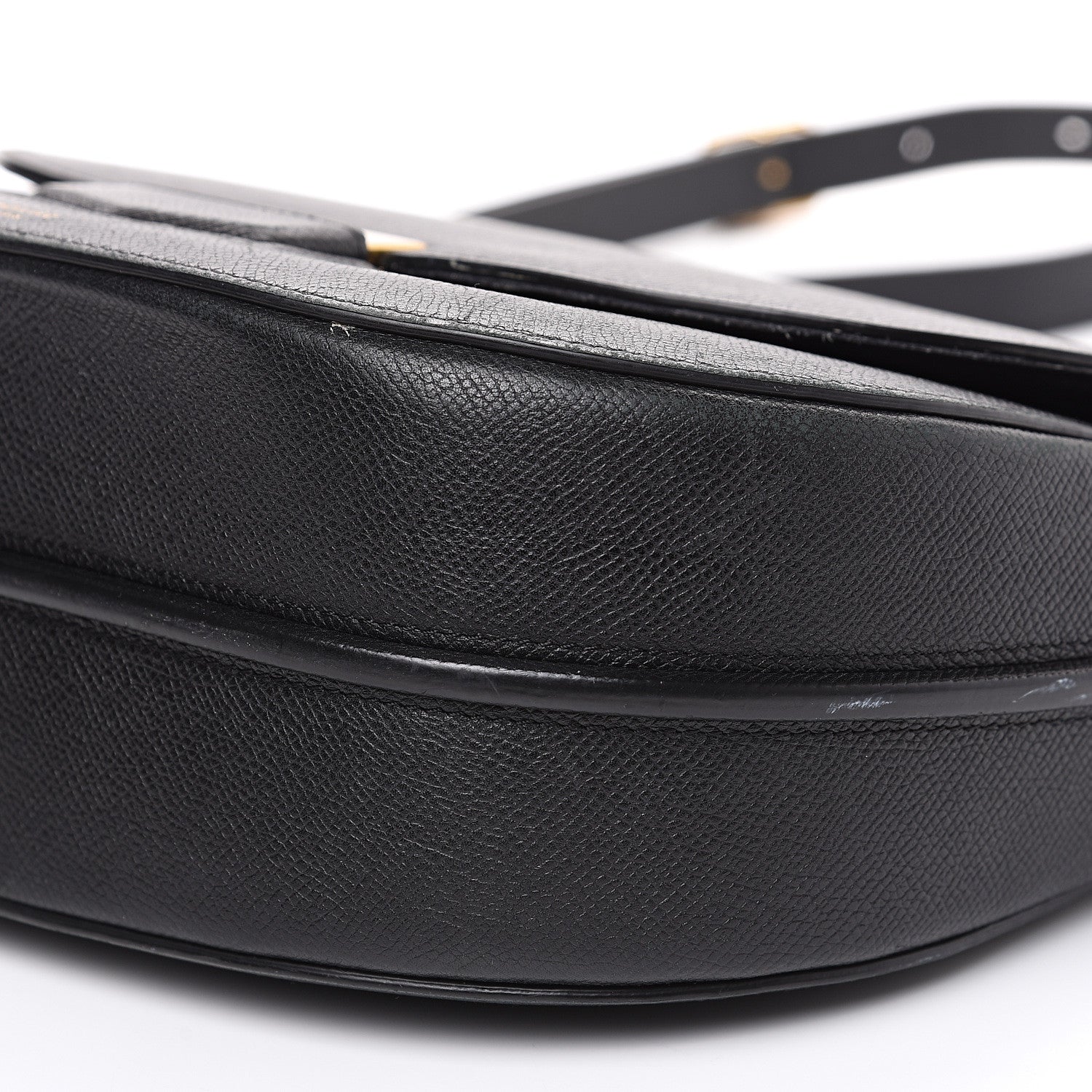 Celine Grained Calfskin Medium Trotteur Black 17 of 17