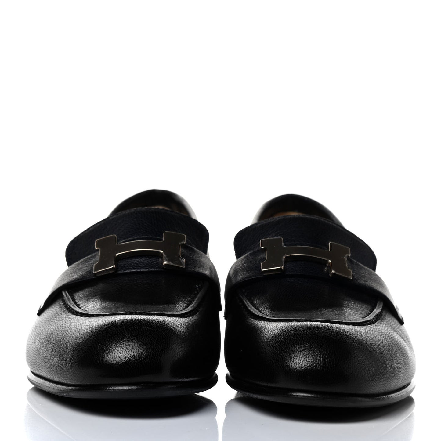 Goatskin Womens Paris Loafers 36 Black
