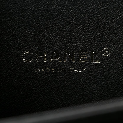 Chanel Caviar Quilted Small CC Filigree Vanity Case Black 6 of 10
