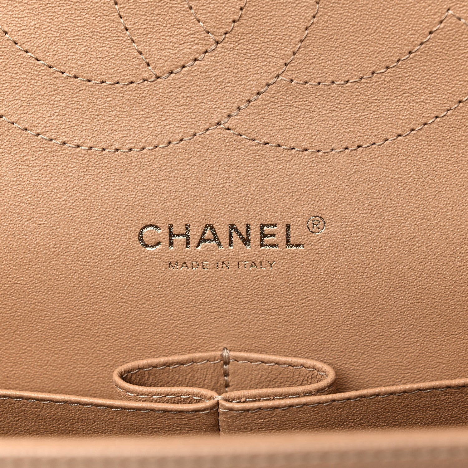 Chanel Caviar Quilted Jumbo Double Flap Beige 6 of 9