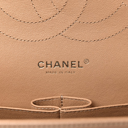 Chanel Caviar Quilted Jumbo Double Flap Beige 6 of 9