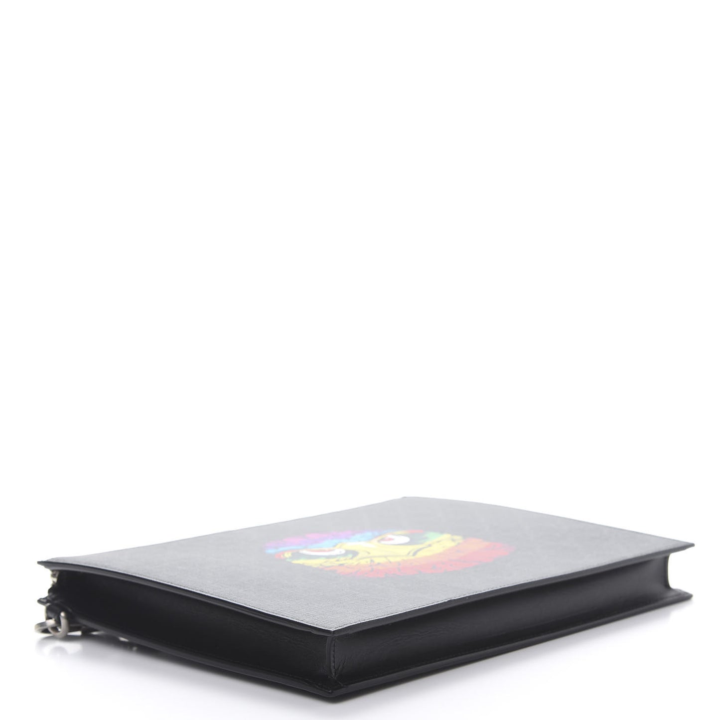 GG Supreme Monogram Rainbow Eagle Documents Holder Black Grey Multicolor