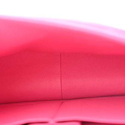 Chanel Iridescent Caviar Quilted Maxi Double Flap Hot Pink 5 of 13