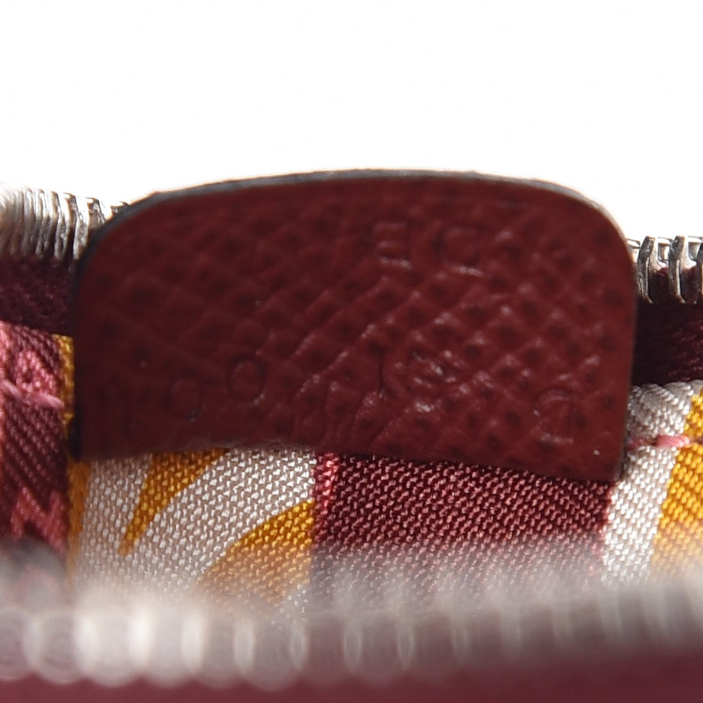 Epsom Silk'In Coin Purse Rouge H Jaune Ambre Rose Ete