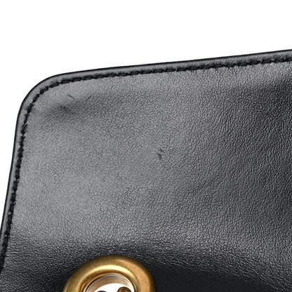 Gucci Calfskin Matelasse Small GG Marmont Shoulder Bag Black 11 of 15