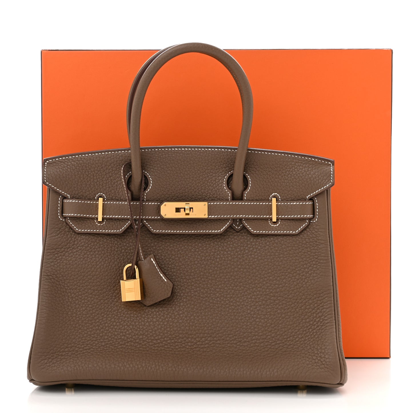 Taurillon Clemence Birkin 30 Etoupe