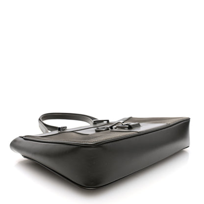 Gucci Satin Calsfkin Bardot Shoulder Bag Grey 4 of 10