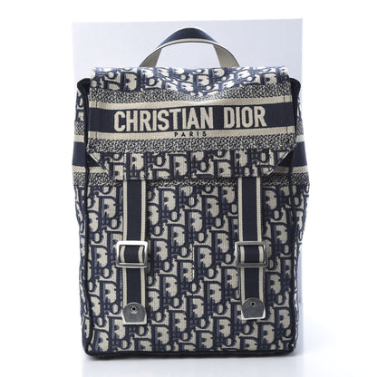 Christian Dior Oblique Backpack Blue White 10 of 10