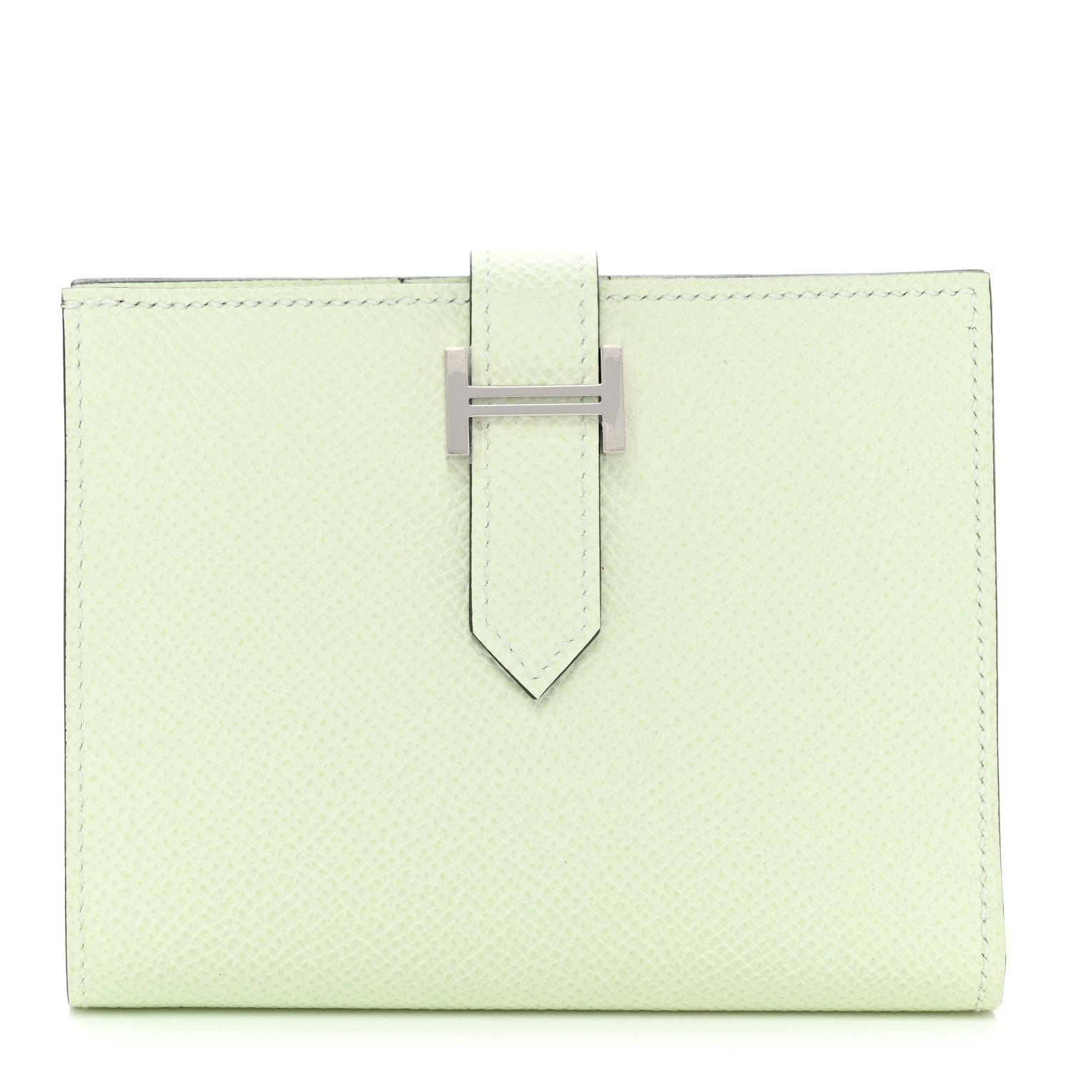 Hermes Epsom Bearn Compact Wallet Vert Fizz 1 of 8