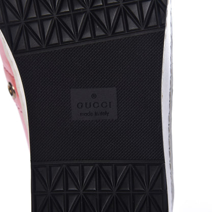 Gucci Patent Lambskin High Top Sneakers 37.5 Pink 6 of 7