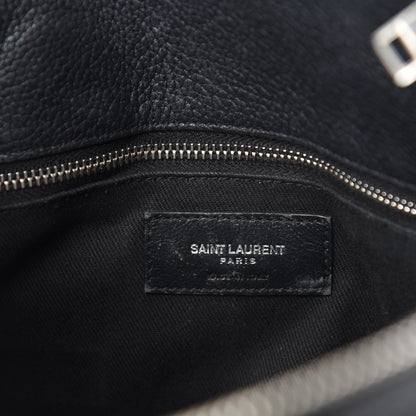 Saint Laurent Grained Calfskin Baby Supple Sac De Jour Black 18 of 20