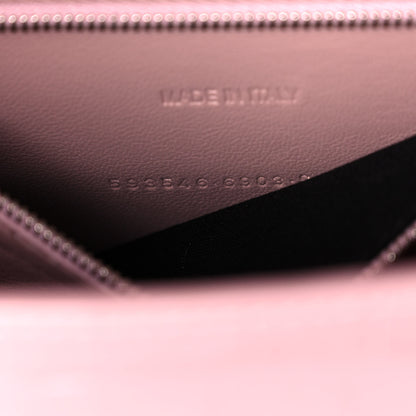 Balenciaga Shiny Calfskin Crocodile Embossed Small Hourglass Top Handle Bag Powder Pink 7 of 16