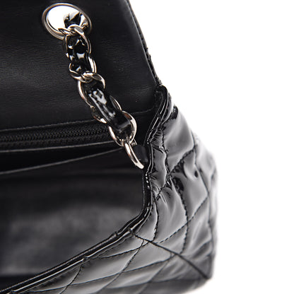 Chanel Patent Calfskin Quilted Mini Rectangular Flap Black 11 of 12