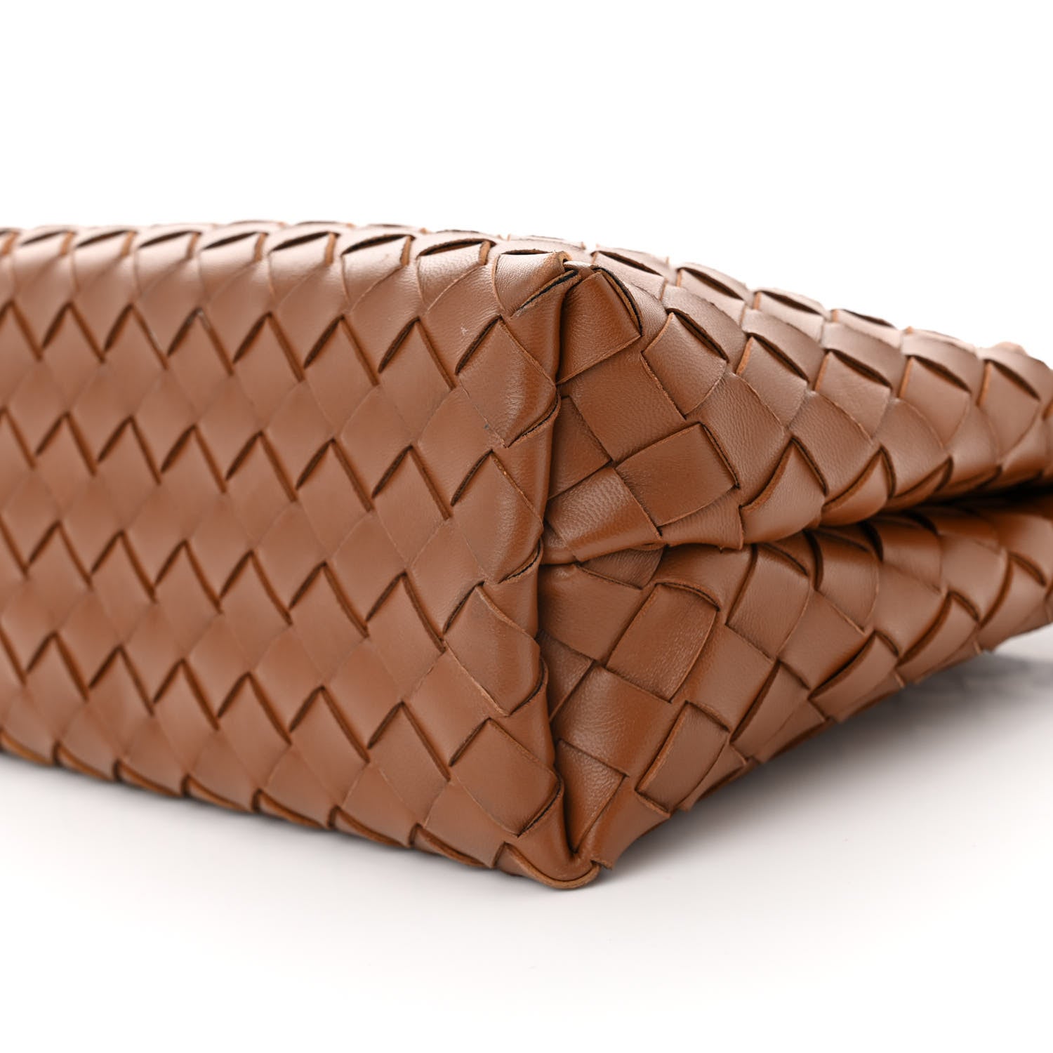 Bottega Veneta Nappa Intrecciato Small Andiamo Shoulder Bag Amber 10 of 11