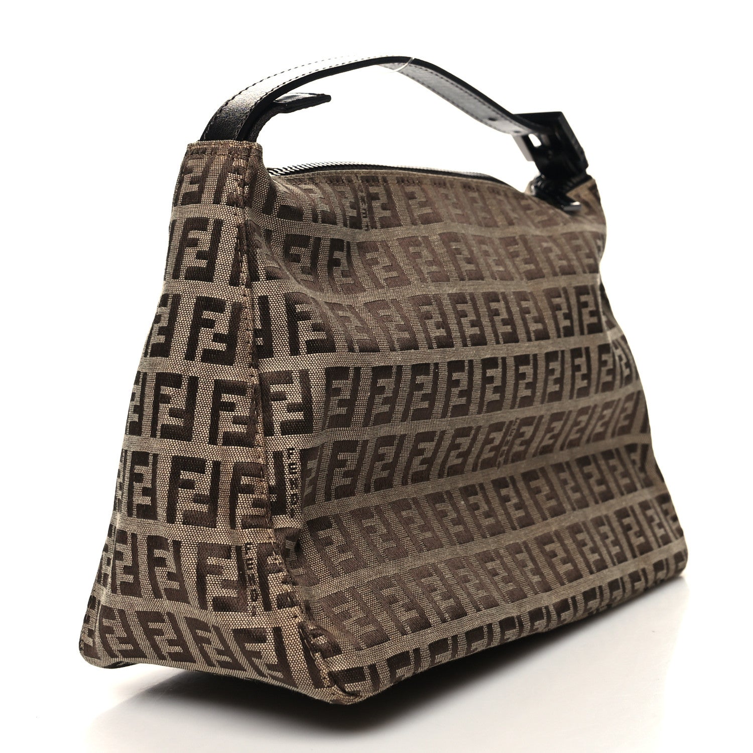 Fendi Zucchino Vitello Mini Pochette Tobacco 2 of 9